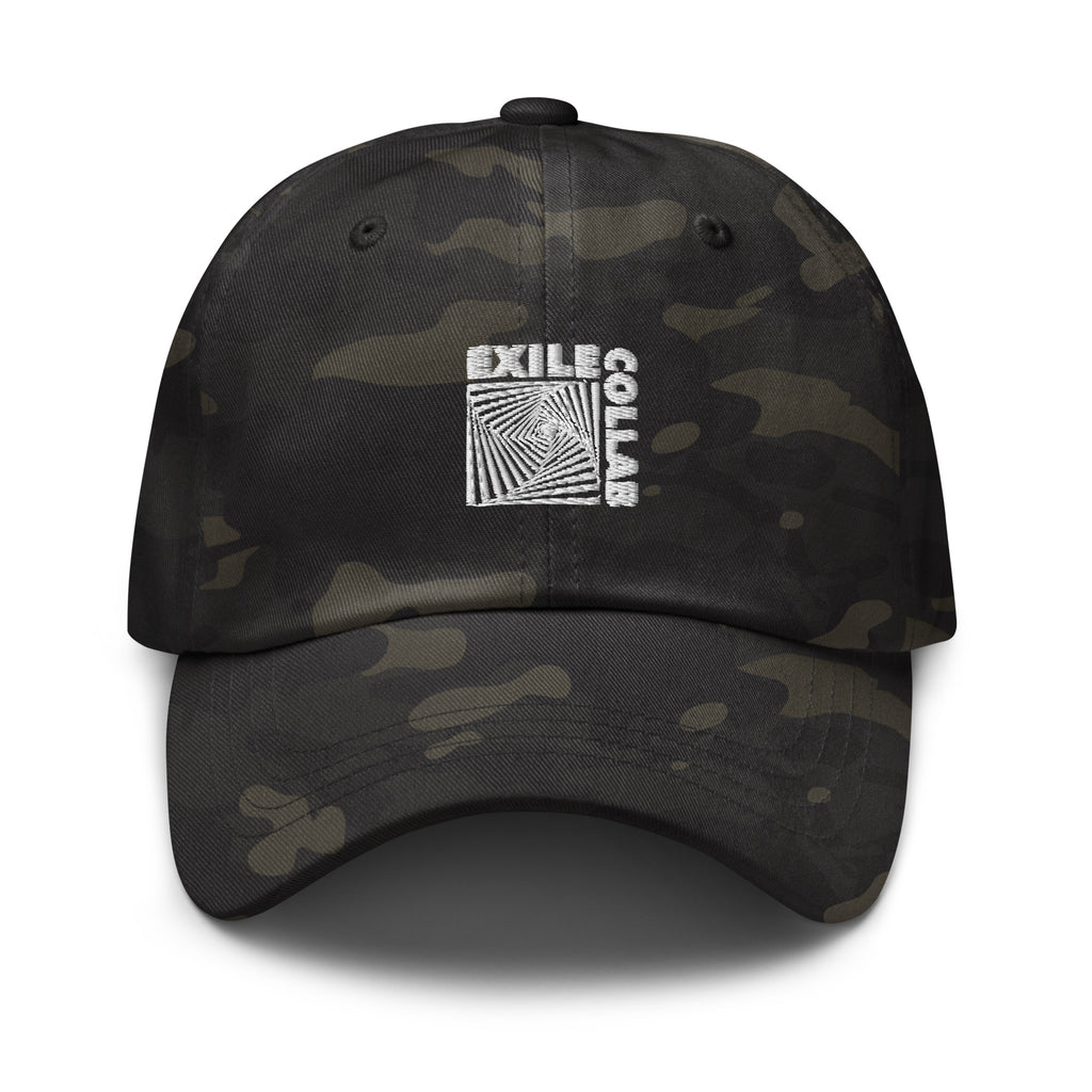 Exile Collab Cap in Camo Black