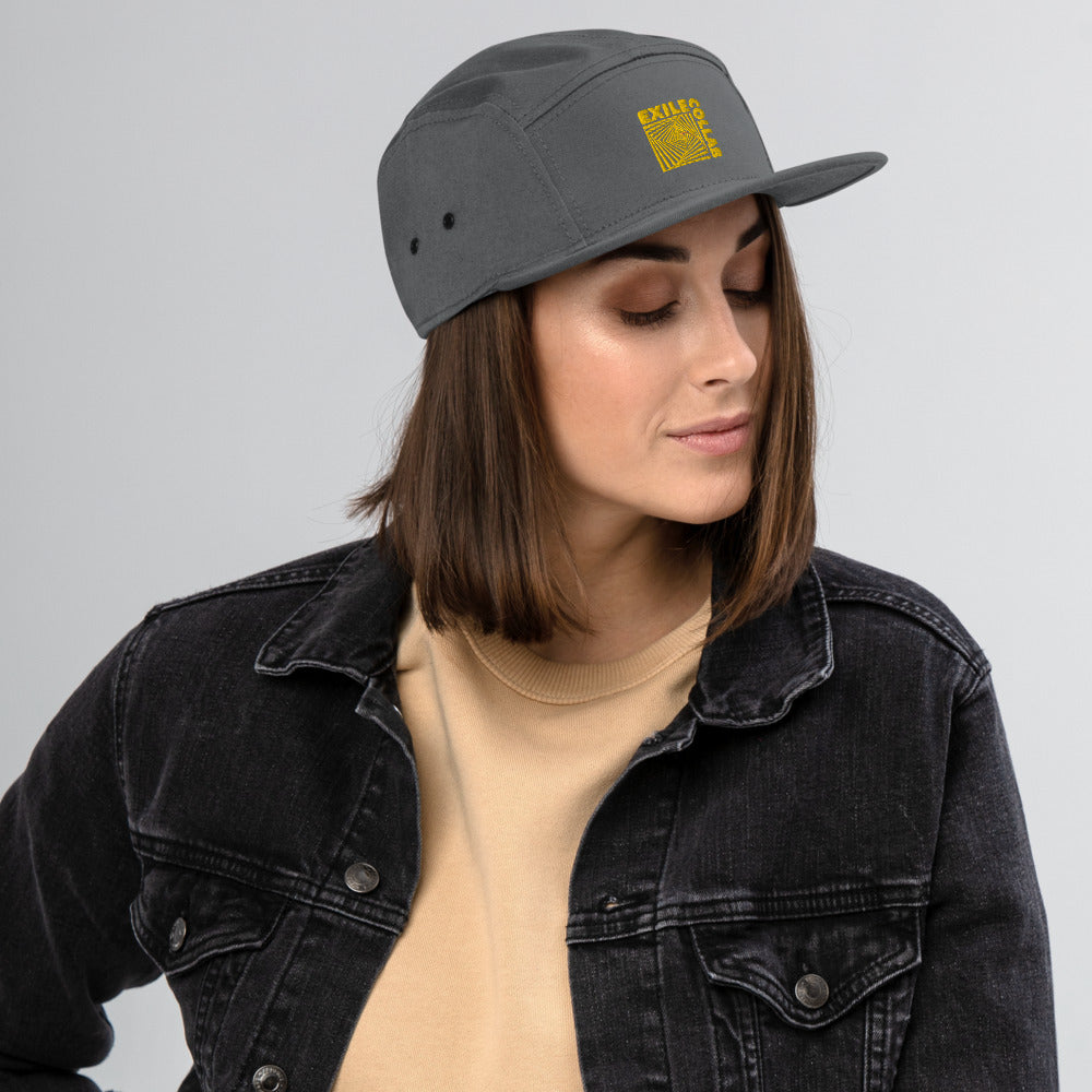 Exile Collab Gray 5 Panel Hat