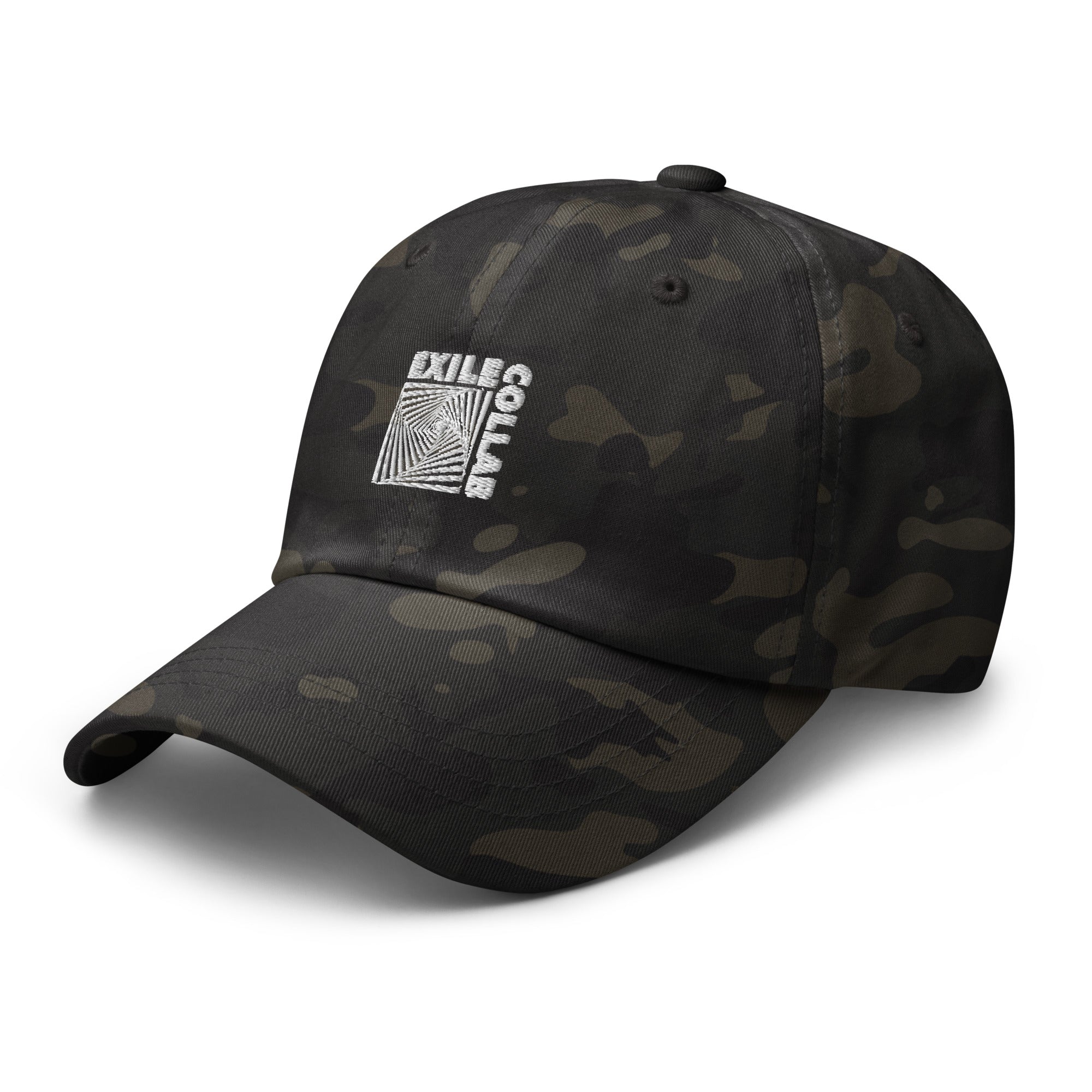 Exile Collab Cap in Camo Black